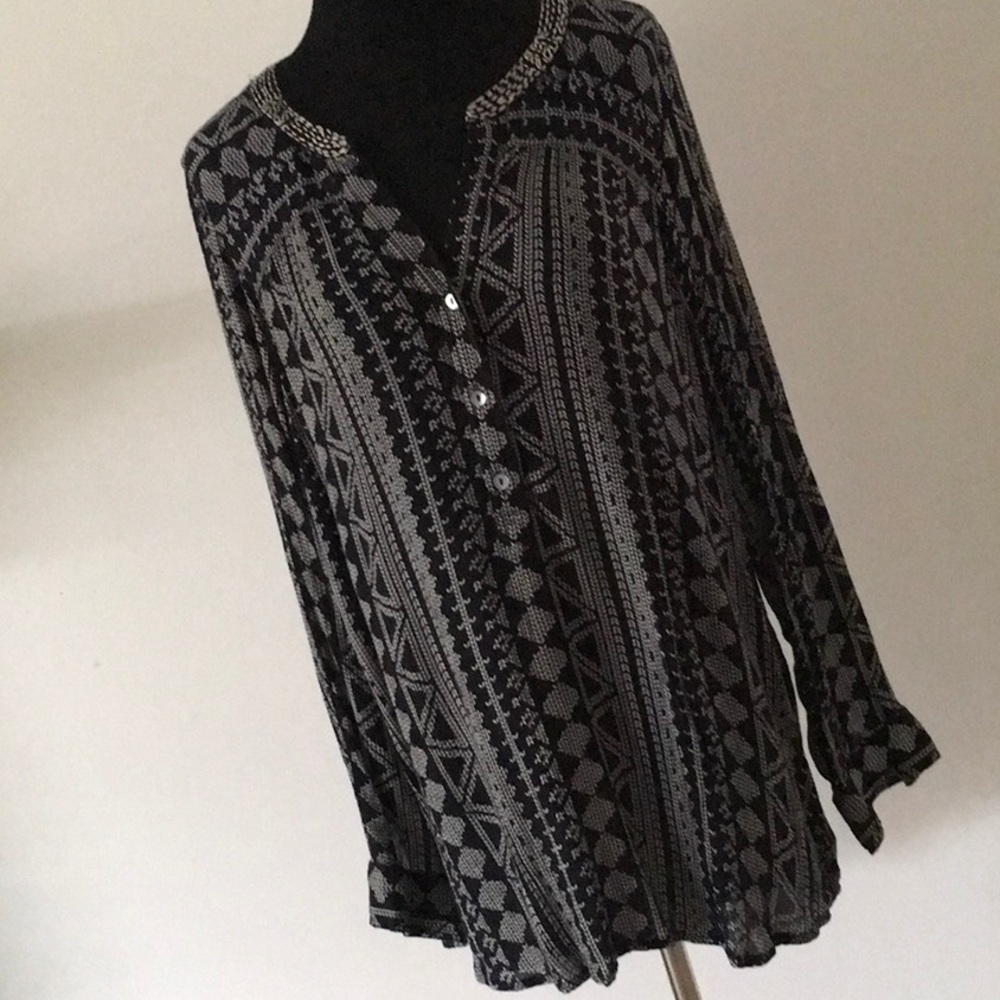 Velvet blouse, by G&S, size L